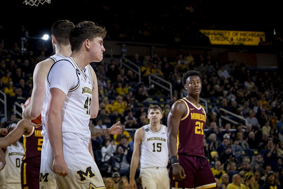 Dug McDaniel (0), Hunter Dickinson (1), Will Tschetter (42), and Joey Baker (15)