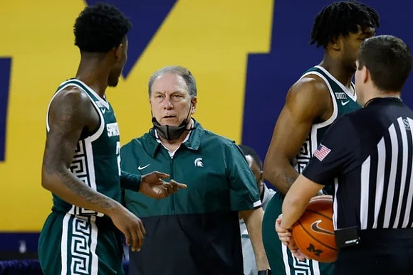 Michigan State Head Coach Tom Izzo