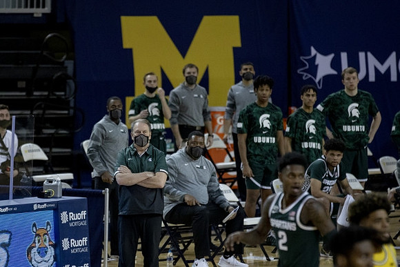 Michigan State Head Coach Tom Izzo