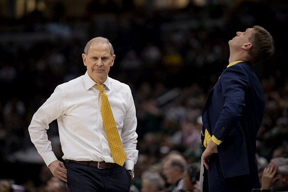 John Beilein and Luke Yaklich