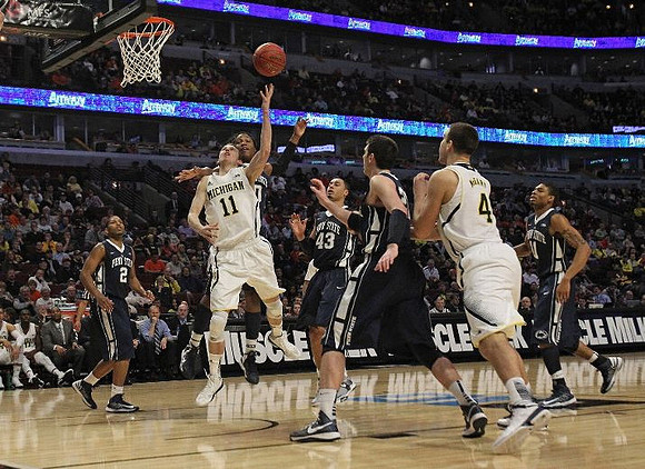 John Beilein and Jordan Morgan (52)