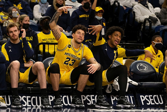 Jaron Faulds (44), Brandon Johns Jr. (23), and Jace Howard (25)