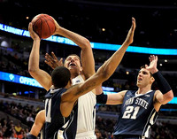 Bacari Alexander, John Beilein, and Jeff Meyer