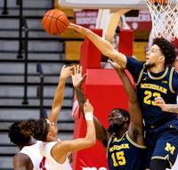 Chaundee Brown Jr. (15) and Brandon Johns Jr. (23)