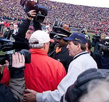 Lloyd Carr and John Cooper