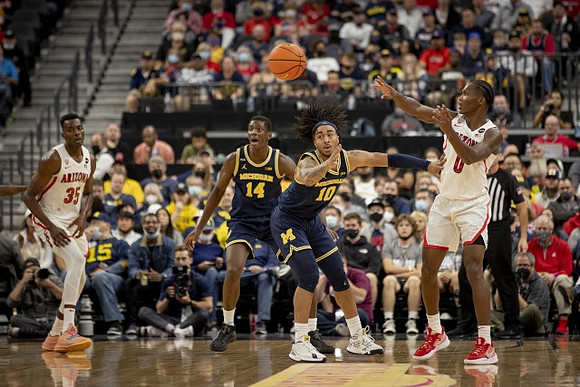 Moussa Diabate (14) and Frankie Collins (10)