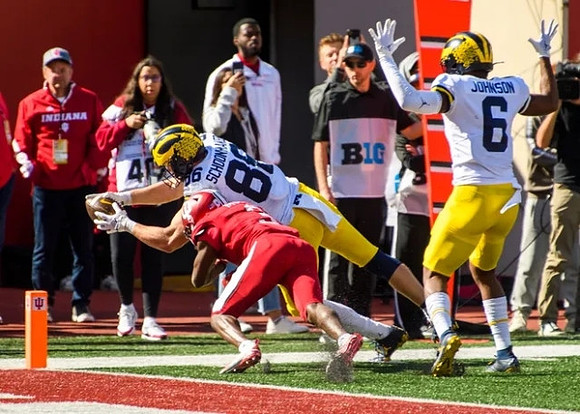 Luke Schoonmaker (86) and Cornelius Johnson (6)