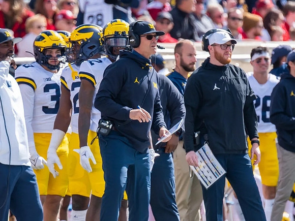Jim Harbaugh, Jay Harbaugh, and Michigan Team