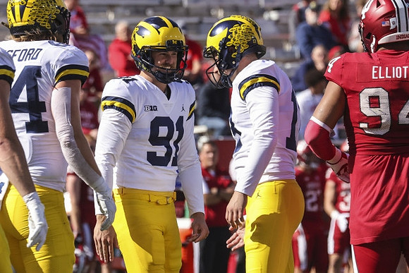 Joel Honigford (84), Brad Robbins (91), and Jake Moody (13)