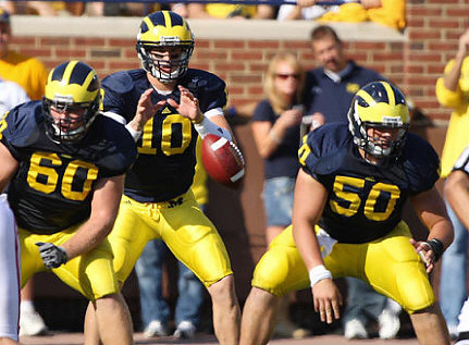 David Moosman (60), Steven Threet (10), and David Molk (50)