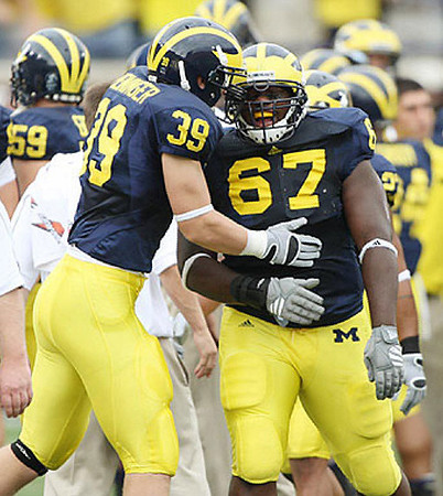 Will Heininger (39) and Terrance Taylor (67)