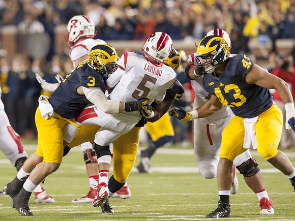 Desmond Morgan (3) and Chris Wormley (43)