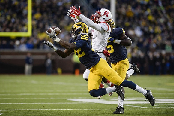Jarrod Wilson (22) and Jabrill Peppers (5)