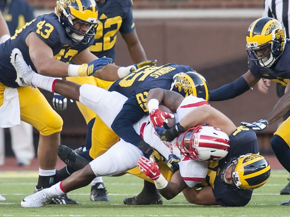 Chris Wormley (43), Dymonte Thomas (25), and Joe Bolden (35)