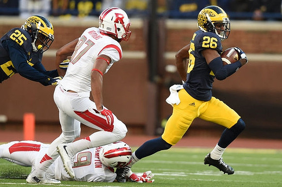 Dymonte Thomas (25) and Jourdan Lewis (26)