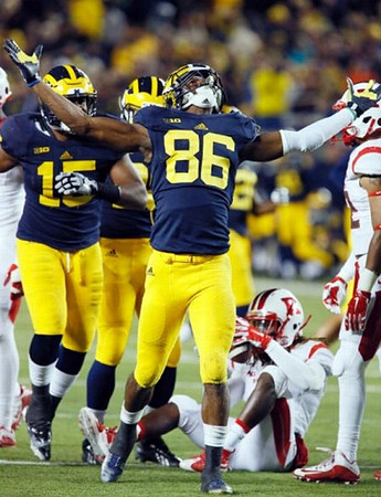 Jehu Chesson (86) and Jake Rudock (15)
