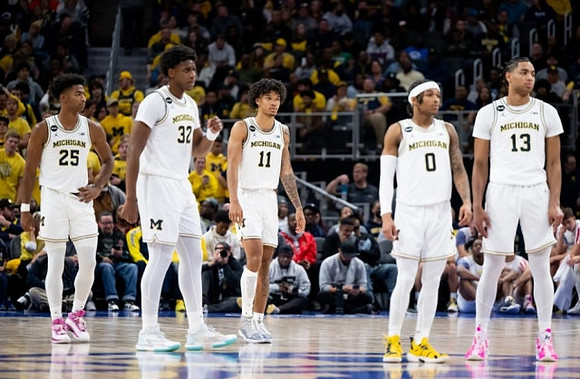 Jace Howard (25), Tarris Reed Jr. (32), Isaiah Barnes (11), Dug McDaniel (0), and Jett Howard (13)