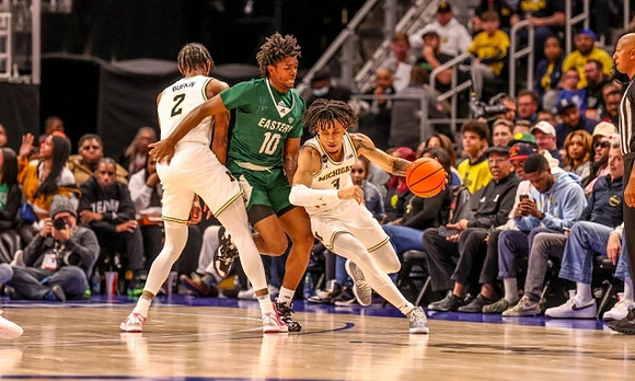Kobe Bufkin (2) and Jaelin Llewellyn (3)
