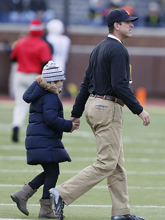 Jim Harbaugh and Daughter