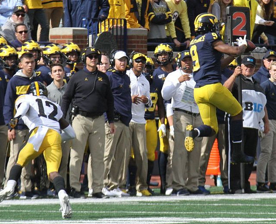 Jim Harbaugh and Donovan Peoples-Jones (9)