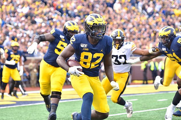 Jon Runyan Jr. (75), Michael Onwenu (50), Nick Eubanks (82), and Cesar Ruiz (51)