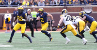 Nick Eubanks (82), Shea Patterson (2), and Ronnie Bell (8)