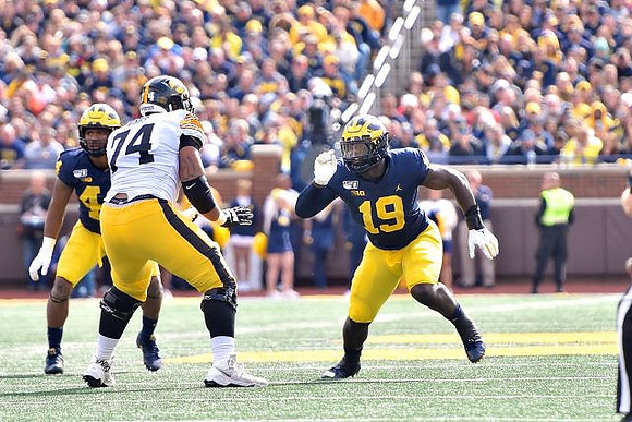 Cameron McGrone (44) and Kwity Paye (19)