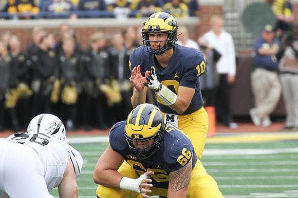 Chuck Filiaga (66) and Dylan McCaffrey (10)
