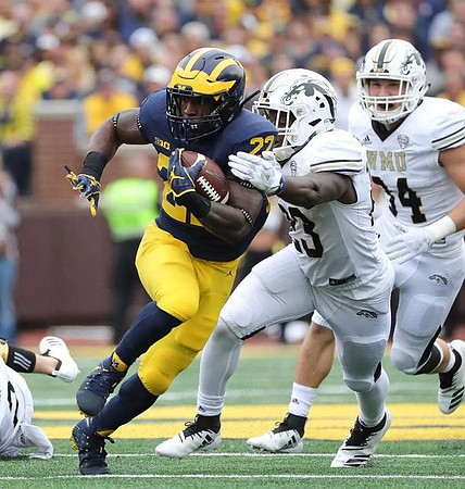 Karan Higdon (22)