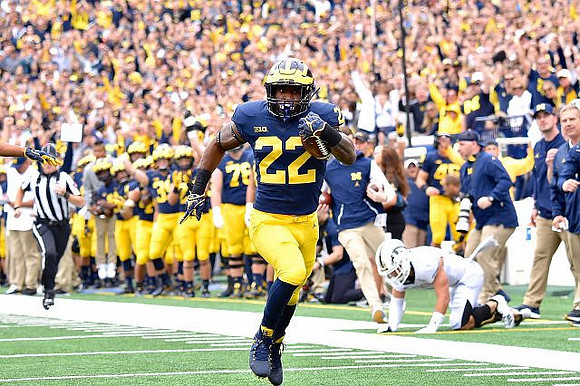 Karan Higdon (22)