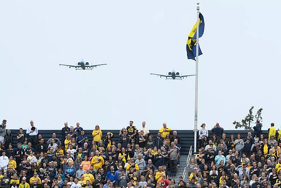 Michigan Stadium Fly-Over