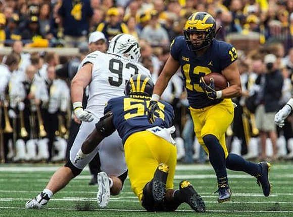 Tru Wilson (13) and James Hudson (55)