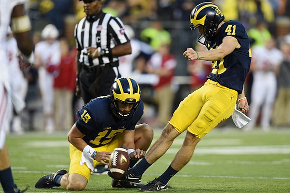 Garrett Moores (15) and Ryan Tice (41)
