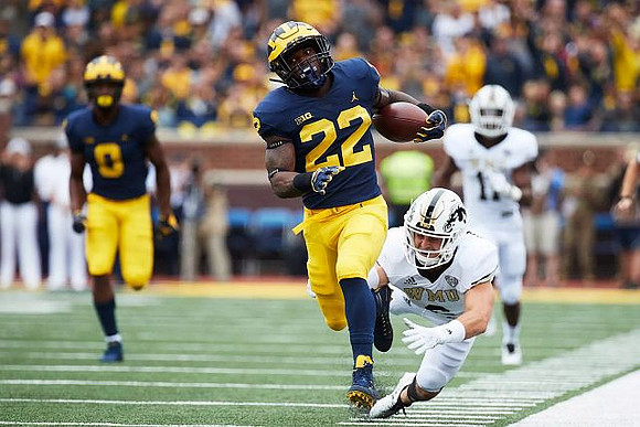 Karan Higdon (22)