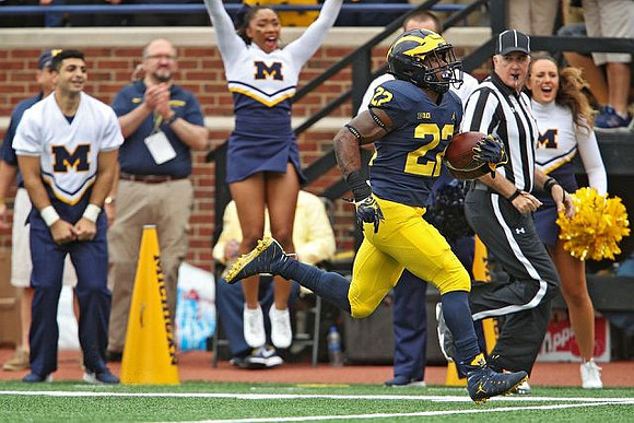 Karan Higdon (22)