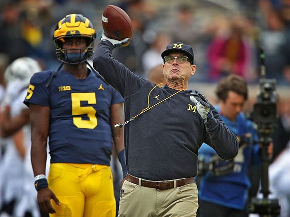 Joe Milton (5) and Don Brown