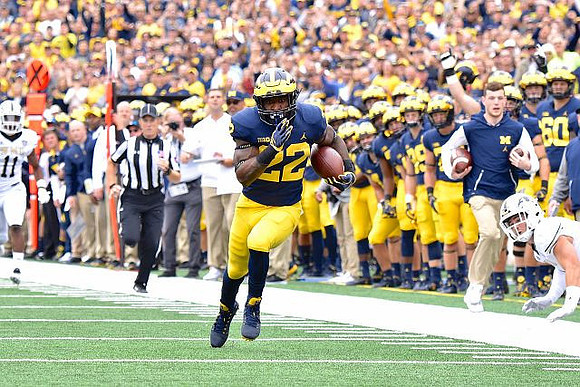 Karan Higdon (22)