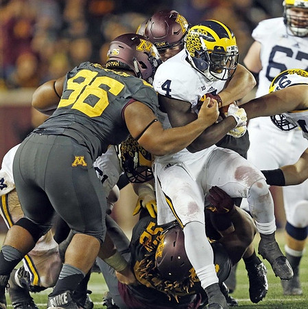 De'Veon Smith (4), Joe Kerridge (36), and Kyle Kalis (67)