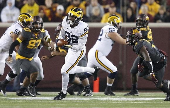 Graham Glasgow (61), Amara Darboh (82), and Mason Cole (52)