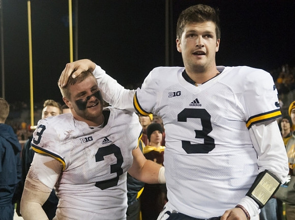 Desmond Morgan (3) and Wilton Speight (3)