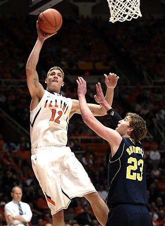 John Beilein and Evan Smotrycz (23)