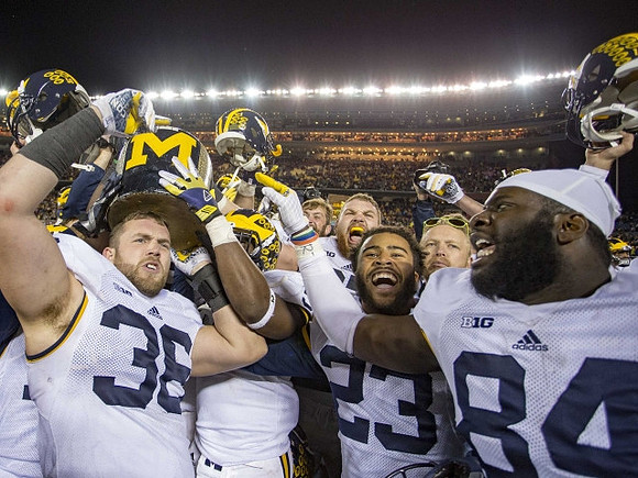Joe Kerridge (36), Tyree Kinnel (23), A.J. Williams (84), and The Little Brown Jug
