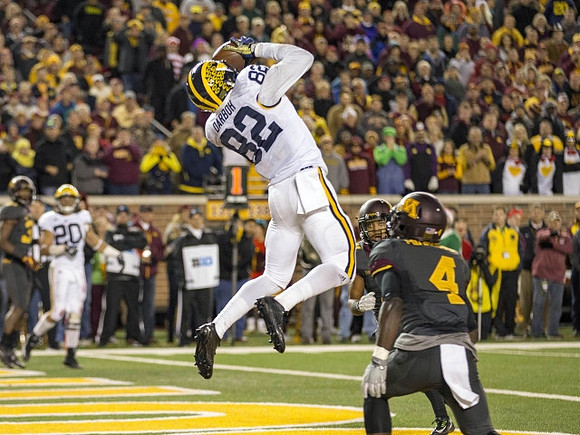 Drake Johnson (20) and Amara Darboh (82)