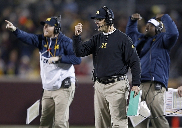 Jay Harbaugh and Jim Harbaugh