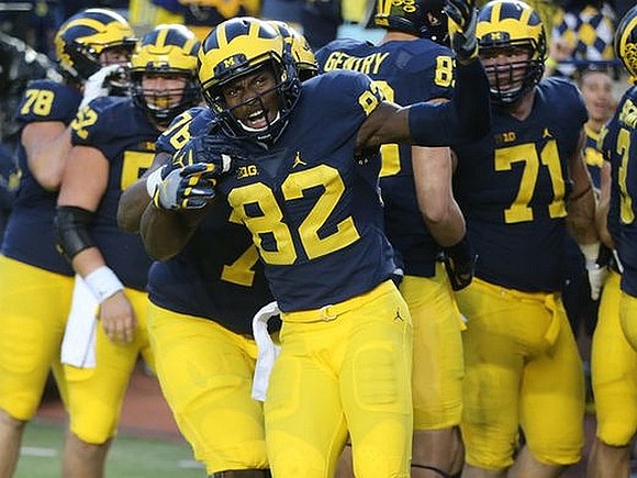 Erik Magnuson (78), Mason Cole (52), Juwann Bushell-Beatty (76), Amara Darboh (82), Zach Gentry (83), and Ben Braden (71)