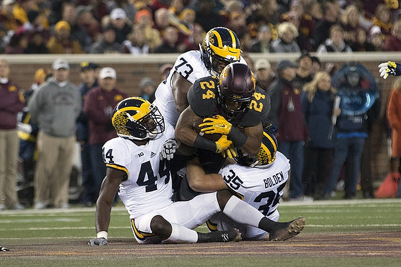 Delano Hill (44), Maurice Hurst (73), and Joe Bolden (35)