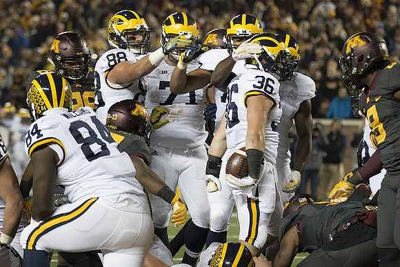 A.J. Williams (84), Jake Butt (88), Ben Braden (71), and Joe Kerridge (36)