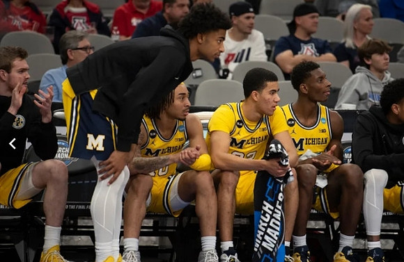 Jaron Faulds (44), Jace Howard (25), Frankie Collins (10), Caleb Houstan (22), and Moussa Diabate (14)