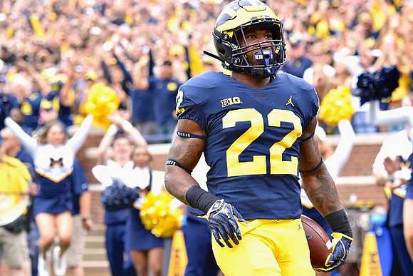 Karan Higdon (22)
