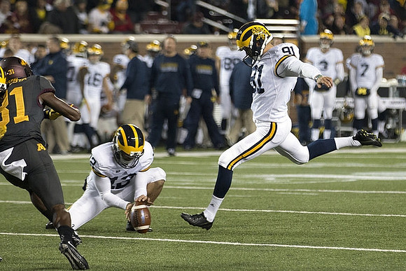 Blake O'Neill (12) and Kenny Allen (91)